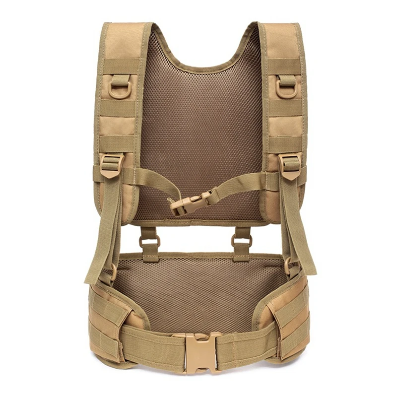 Outdoor Hunting Equipment - Colete Tático Destacável Molle, Cinto de