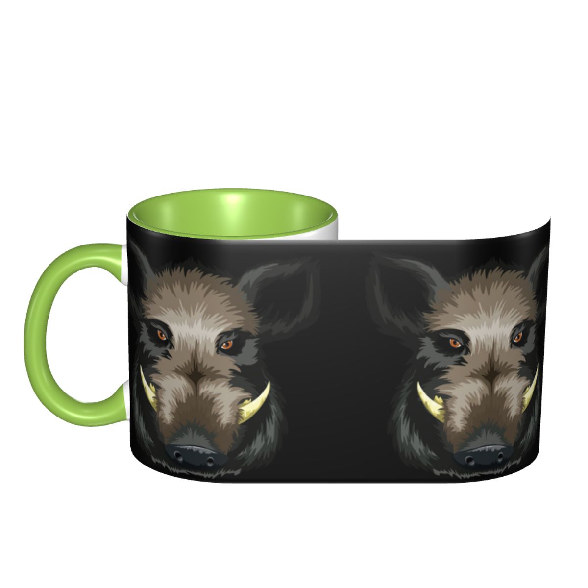 Wildman Hunting & Outdoor Photos - Caneca Engraçada de Caça ao Porco