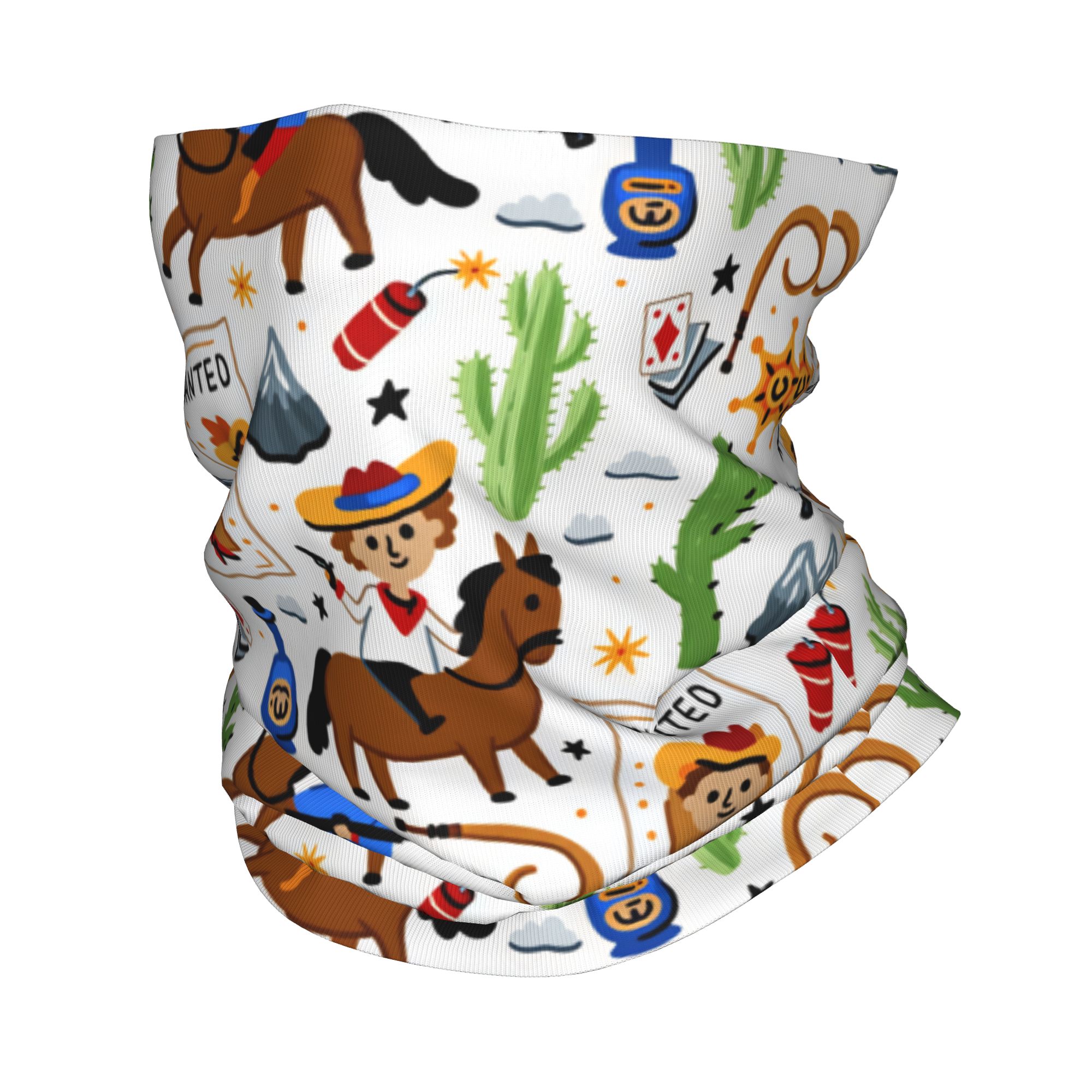 Outdoor Hunting Prints - Máscara Balaclava Infantil de Desenho Animado