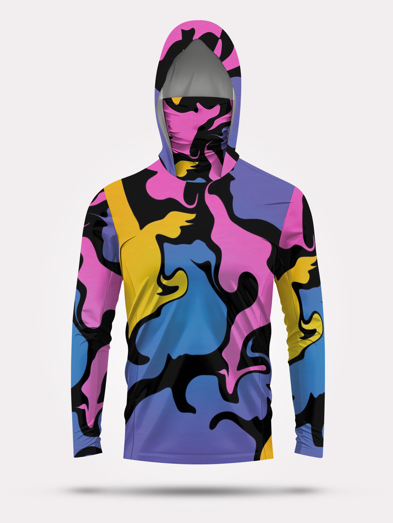 Camiseta de pesca com capuz ma - Outdoor Hunting Prints avaliação e preço