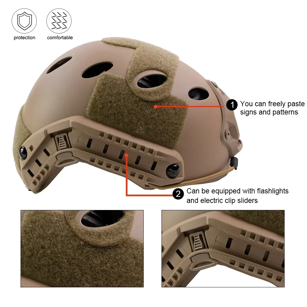 Hilo capacete de motim rápido, - Outdoor Hunting Equipment avaliação e preço