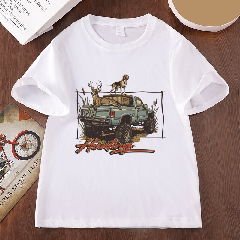 Camiseta de Caça com Estampa d - Outdoor Hunting Dogs avaliação e preço